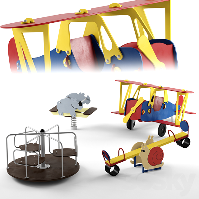 Baby equipment – our yard 001 3DSMax File - thumbnail 1