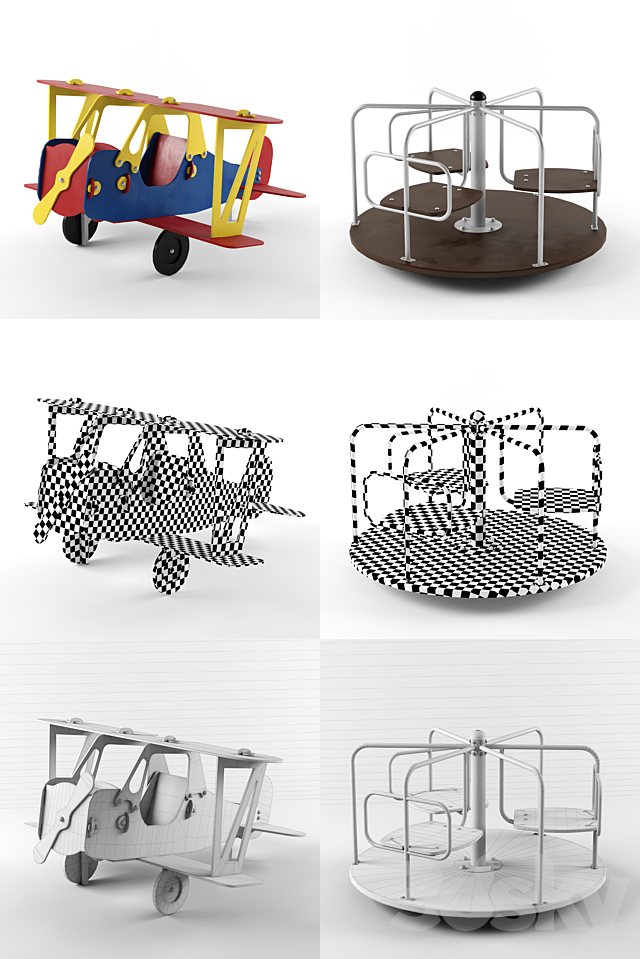 Baby equipment – our yard 001 3DSMax File - thumbnail 2