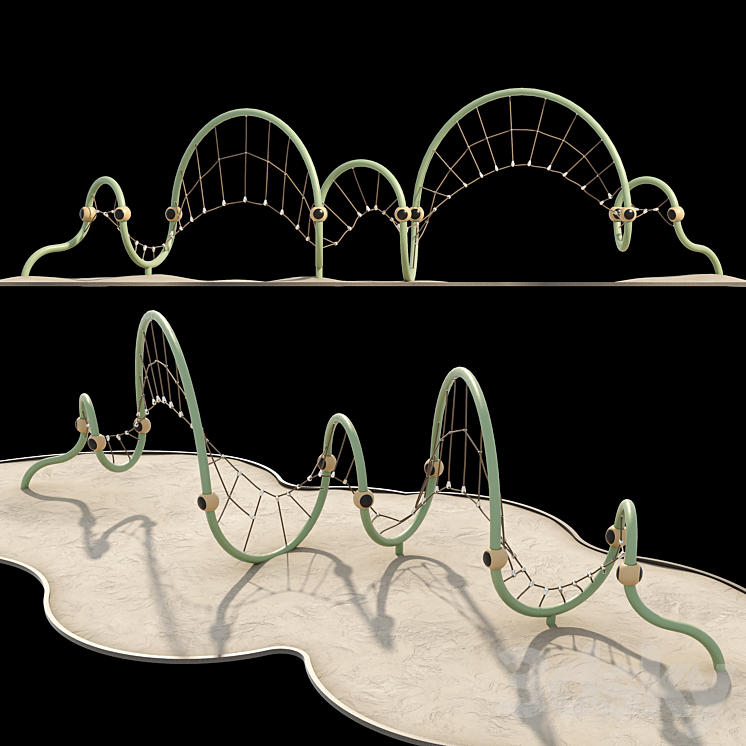 Berliner twist 01 3DS Max - thumbnail 1