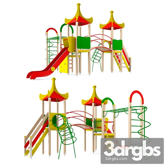 Children Playground 1 3dsmax Download - thumbnail 1