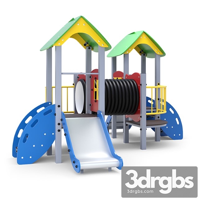 Children playground 113 3dsmax Download - thumbnail 1