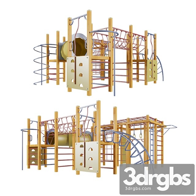 Children Playground 2 3dsmax Download - thumbnail 1