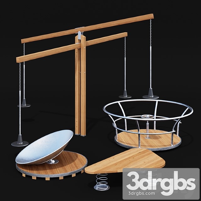 Children Playground 3dsmax Download - thumbnail 1