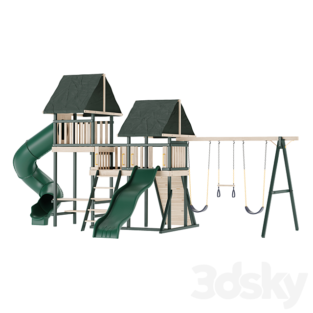 Game complex Playhouses05 3ds Max - thumbnail 1