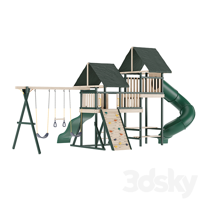 Game complex Playhouses05 3ds Max - thumbnail 3