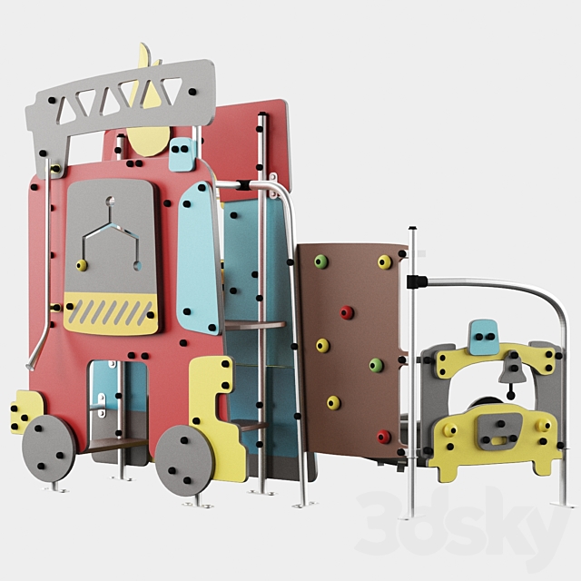 Inclusive Playground Proludic 3DS Max Model - thumbnail 2