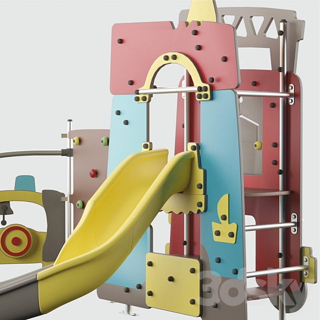 Inclusive Playground Proludic 3DS Max Model - thumbnail 3