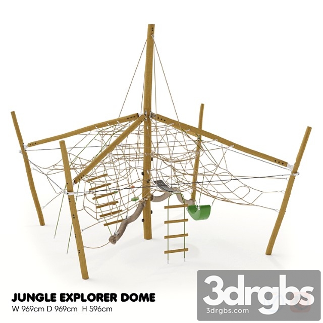 Kompan jungle explorer dome 3dsmax Download - thumbnail 1