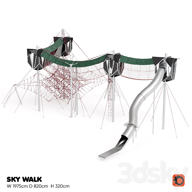 KOMPAN. SKY WALK 3ds Max - thumbnail 1