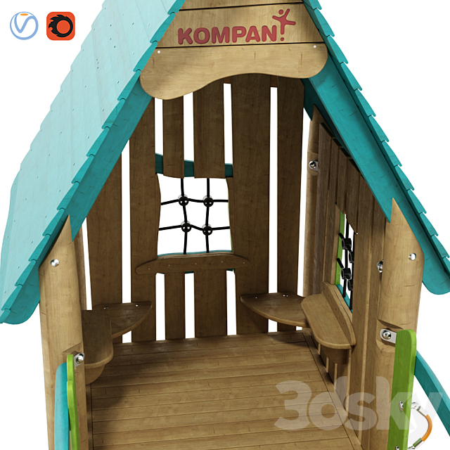 Kompan. the Wizards Hut 3ds Max - thumbnail 3