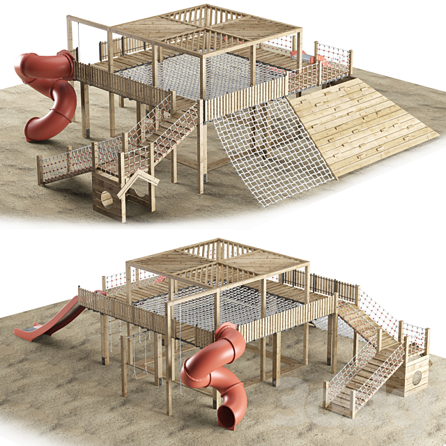 KPG KidsPlayGround 3DS Max Model - thumbnail 3