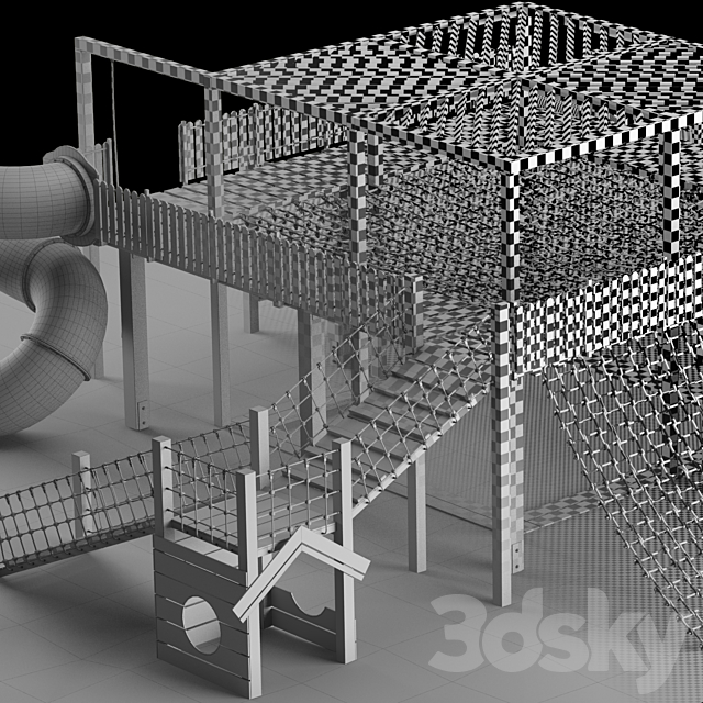 KPG KidsPlayGround 3DS Max Model - thumbnail 4