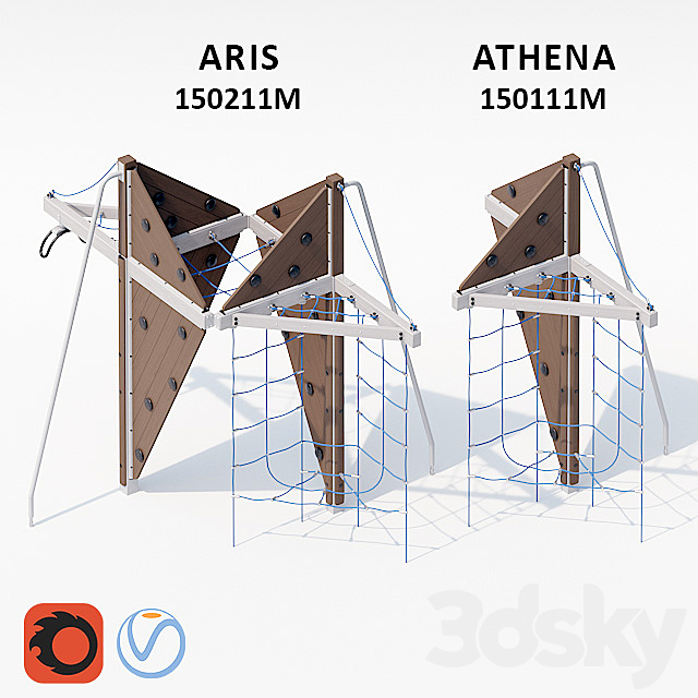 Lappset ARIS and ATHENA 3ds Max - thumbnail 1