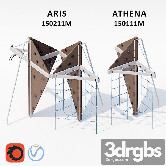 Lappset aris and athena 3dsmax Download - thumbnail 1