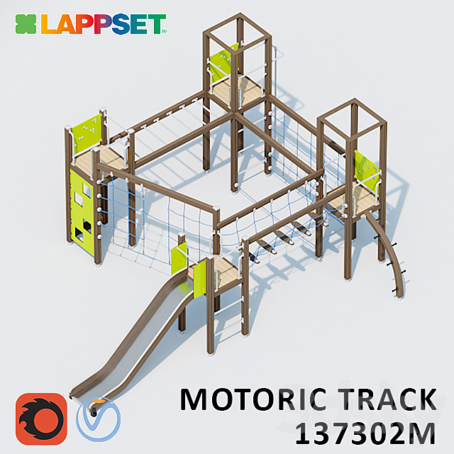 Lappset Motoric Track 137302M 3ds Max - thumbnail 1