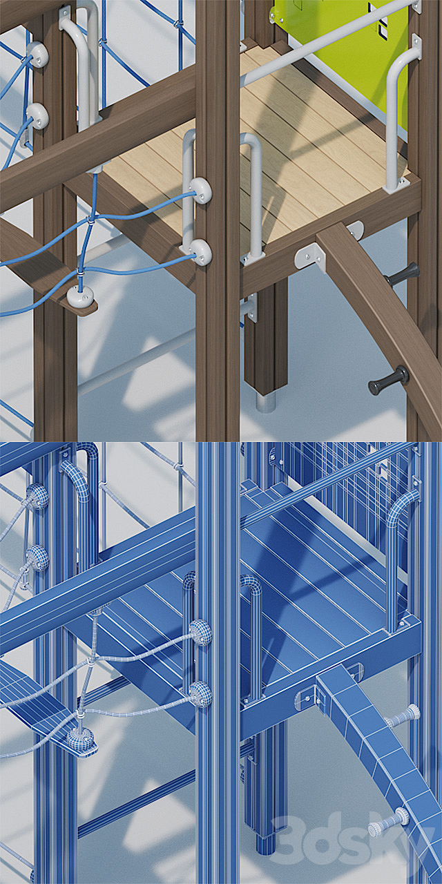 Lappset Motoric Track 137302M 3ds Max - thumbnail 2