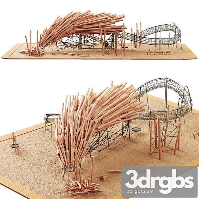 Log playground 5 3dsmax Download - thumbnail 1