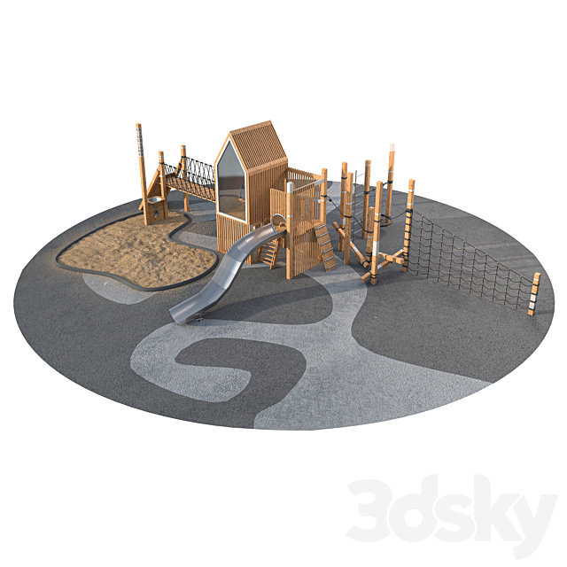 Playground 3DS Max Model - thumbnail 2