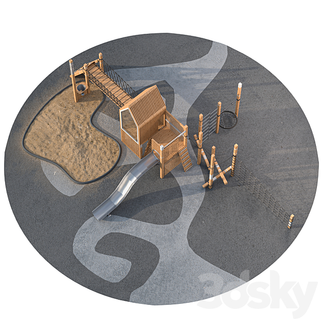 Playground 3DS Max Model - thumbnail 4