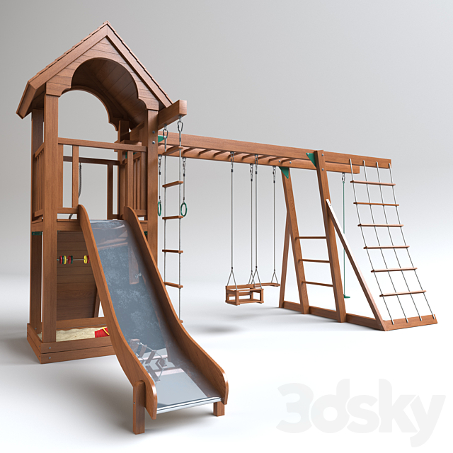 Playground structure 3DSMax File - thumbnail 2