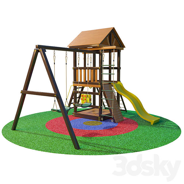 Playground Wendel 3DS Max Model - thumbnail 2