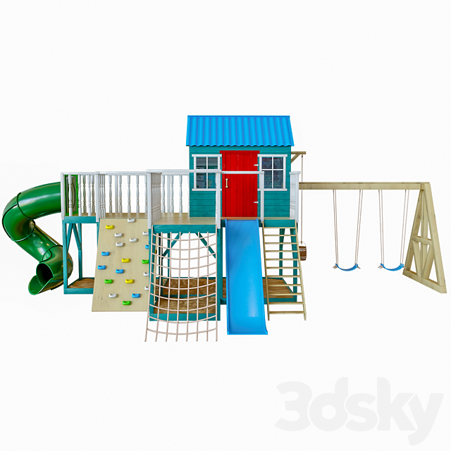 PlaygroundPlayhouse-06 3ds Max - thumbnail 1