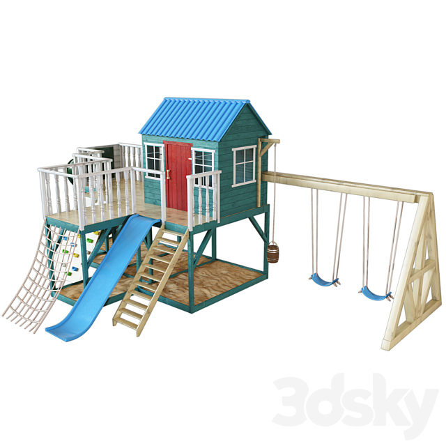 PlaygroundPlayhouse-06 3ds Max - thumbnail 3