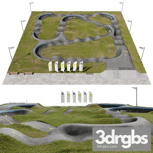 Pump Track 3dsmax Download - thumbnail 1