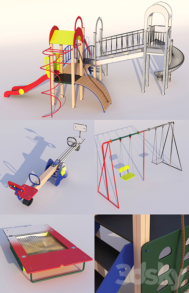 SKIF_town_for_children_part1 3ds Max - thumbnail 2