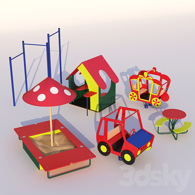 SKIF_town_for_children_part2 3ds Max - thumbnail 1