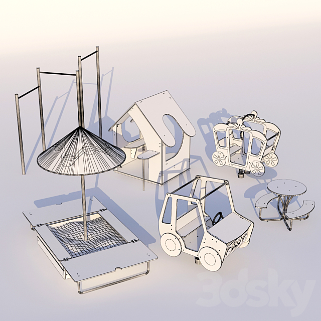 SKIF_town_for_children_part2 3ds Max - thumbnail 3