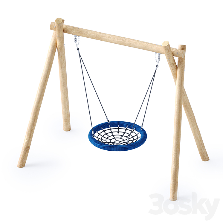 “Swing “”Nest”” Kompan Robinia” 3DS Max - thumbnail 1