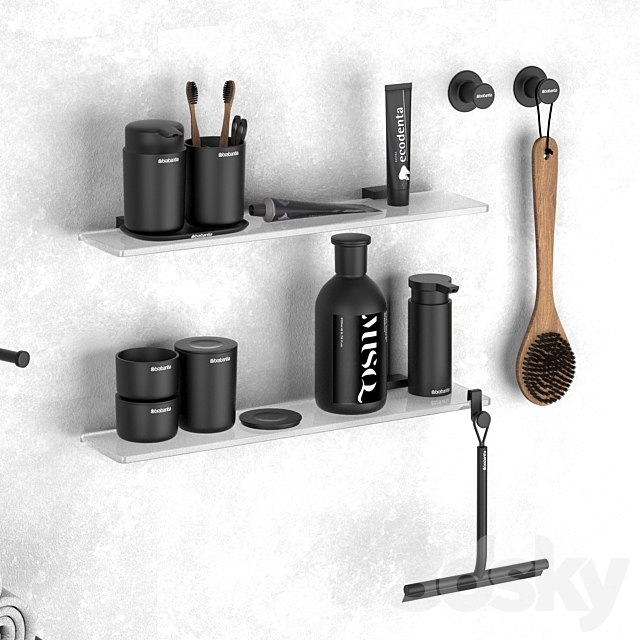 Accessories and decor for bathroom Brabantia Colombo 3DS Max Model - thumbnail 3