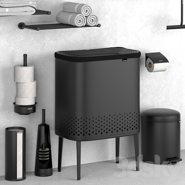 Accessories and decor for bathroom Brabantia Colombo 3DS Max Model - thumbnail 4