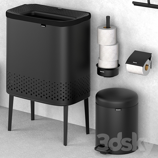 Accessories and decor for bathroom Brabantia Colombo 3DS Max Model - thumbnail 5