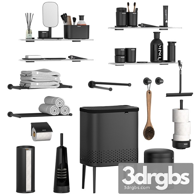 Accessories And Decor For Bathroom Brabantia Colombo 3dsmax Download - thumbnail 1