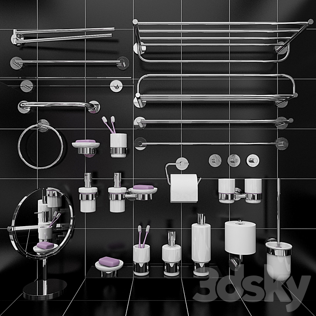 Accessories Bathing room 3DSMax File - thumbnail 1