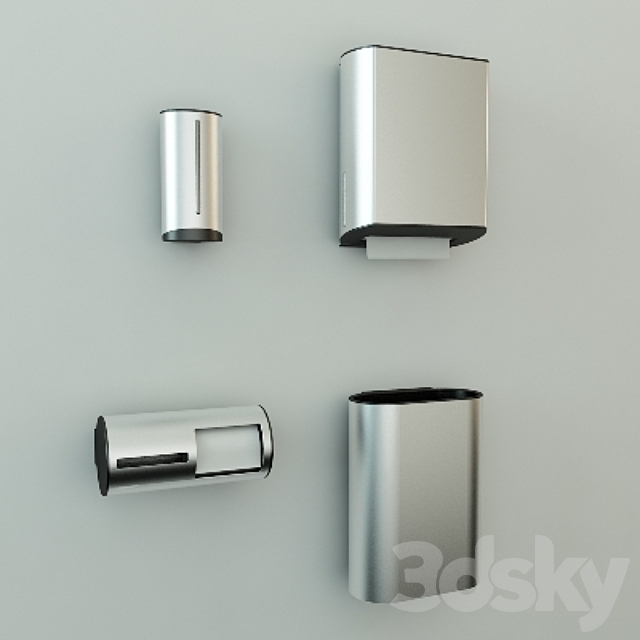 accessories for bathrooms 3DSMax File - thumbnail 1