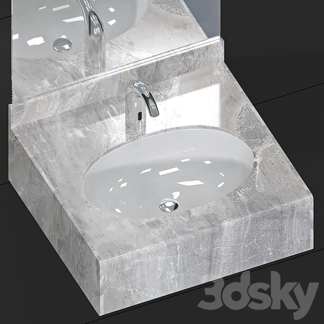 Accessories for the bathroom JacobDelafon BXG Set 3ds Max - thumbnail 3