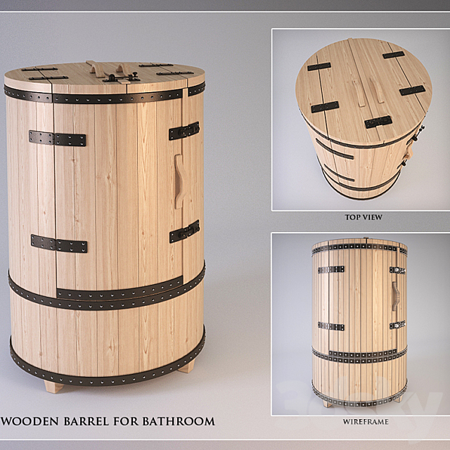 barrel for the bathroom 3DSMax File - thumbnail 1
