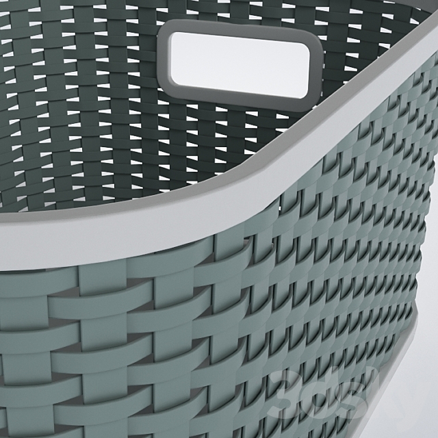 Basket for washing rattan 3ds Max - thumbnail 2