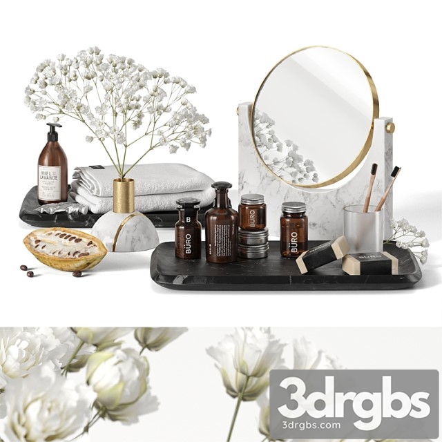 Bath Set Buro 1 3dsmax Download - thumbnail 1