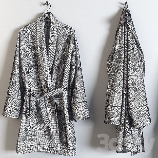 Bathrobe 3DS Max Model - thumbnail 3