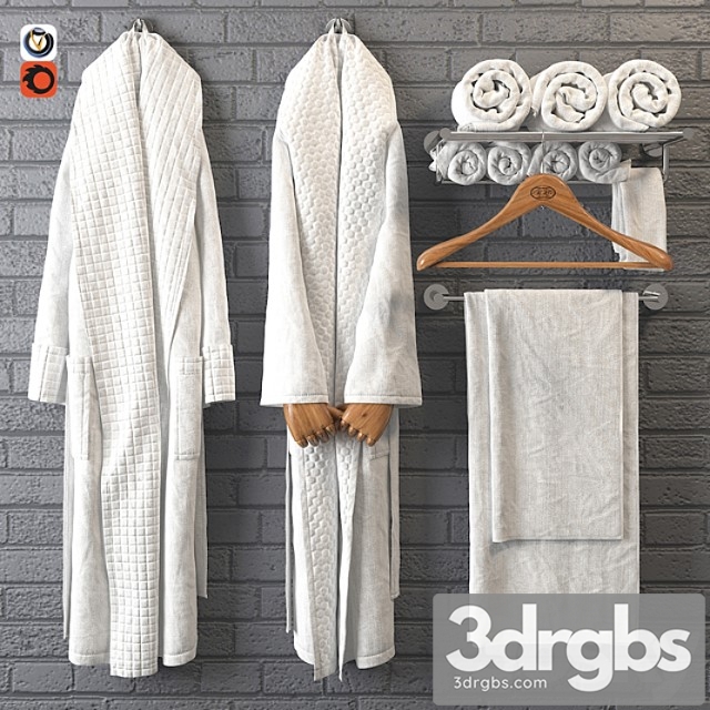 Bathrobe M02 2 3dsmax Download - thumbnail 1