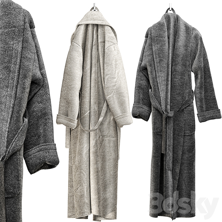 BATHROBES 3DS Max - thumbnail 1