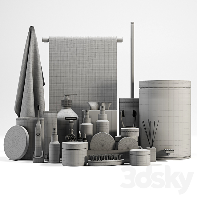 Bathroom Accessories 01 3DSMax File - thumbnail 6