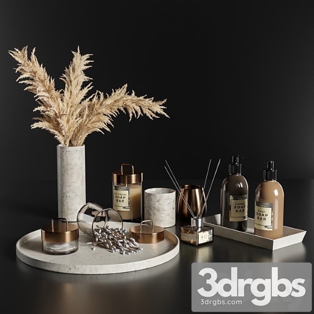 Bathroom Accessories 1 2 3dsmax Download - thumbnail 1