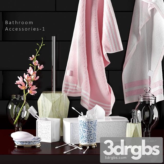 Bathroom Accessories 1 3dsmax Download - thumbnail 1