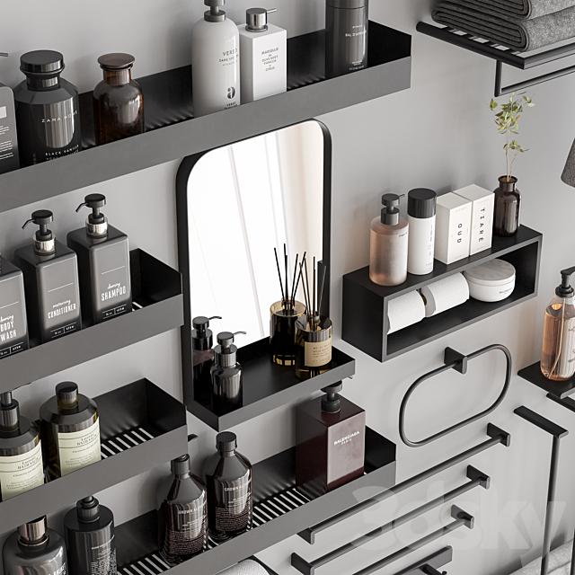 Bathroom Accessories 102 3ds Max - thumbnail 2