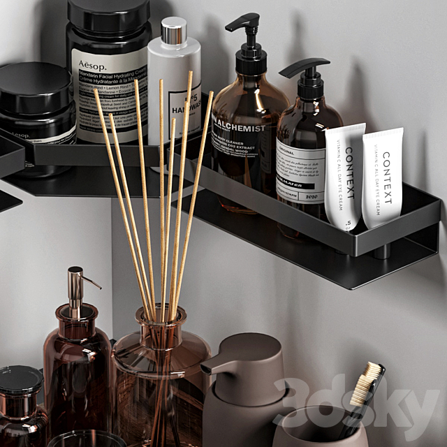 Bathroom accessories 2 3DS Max Model - thumbnail 3